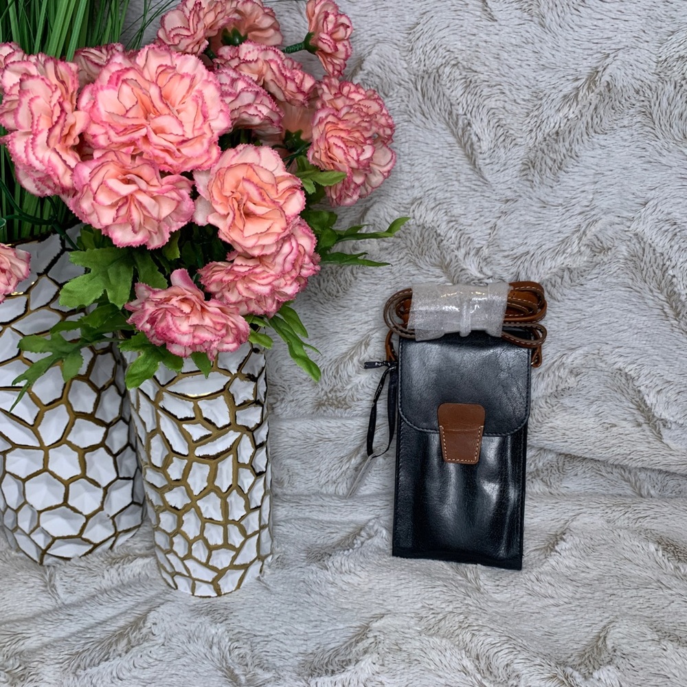 NWT - Nina Bossi - Leather Crossbody Purse